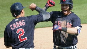 Indians beat Tigers 9-3, overcome Baddoo 1st-pitch home run