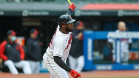 Reyes homers twice, Plesac strong as Indians beat Tigers