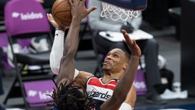 Westbrook's triple-double, Beal's 37 lead Wiz over Pistons