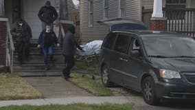 Human skeleton found lying on couch inside vacant Detroit home