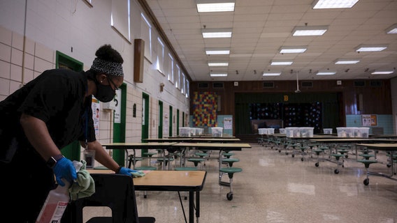 CDC: There's 1-in-10,000 chance of getting COVID from surfaces