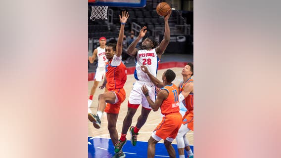 Pistons hand Thunder 9th straight loss with 110-104 victory