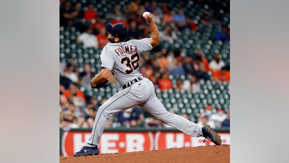 Fulmer 1st win since 2018, Tigers sweep shorthanded Astros