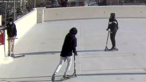 Dearborn police seek 3 who discharged fire extinguisher while trespassing