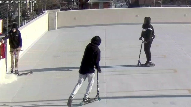 Dearborn police seek 3 who discharged fire extinguisher while trespassing