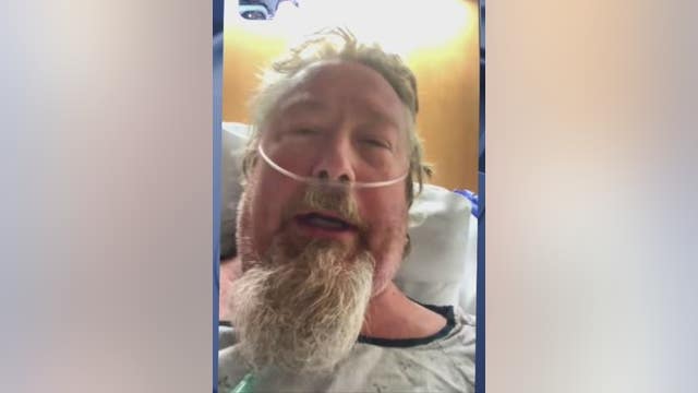 Hospitalized Covid patient says staff is 'overrun' with cases surging