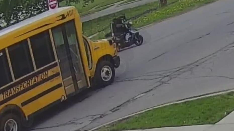 A nearby Dearborn home's security camera recorded the tragic crash.
