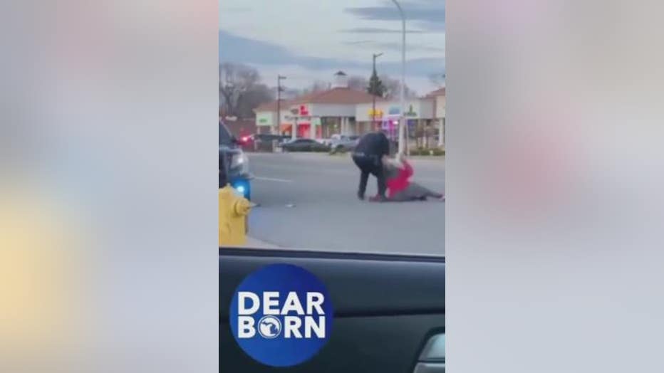 Online video of the incident raised questions about how Dearborn police handled the arrest.