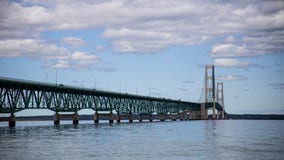 No significant damage found on Mackinac Bridge after being struck by crane