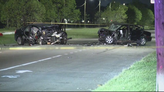 1 dead after Jaguar crashes head-on while driving wrong way on Outer Drive without headlights