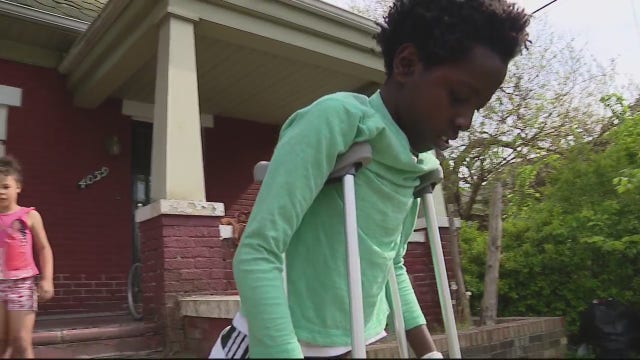 Boy saves his younger siblings during vicious dog attack