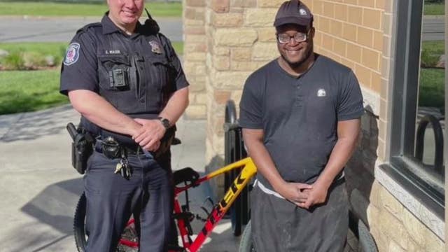 Ferndale police officer replaces man's stolen bike so he can get to work