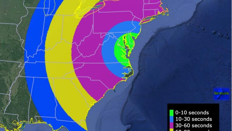 With enough luck, clear skies southeast of Michigan will reveal a speeding rocket shortly after taking off.