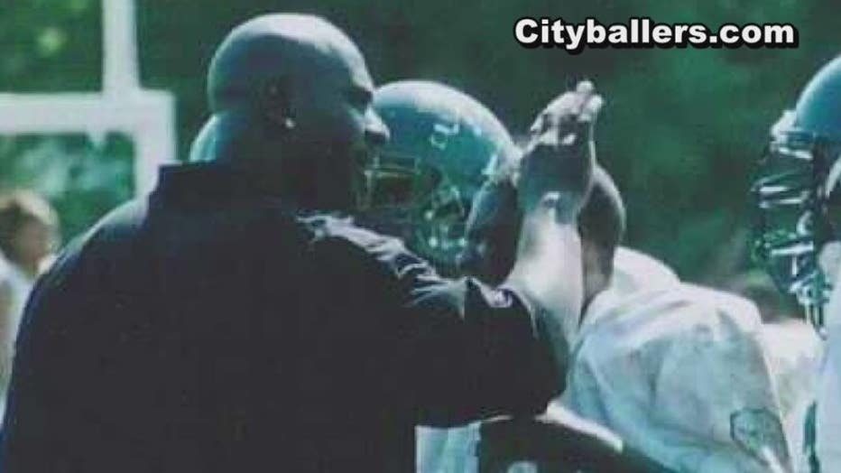 Football Coach Dennis Smith.