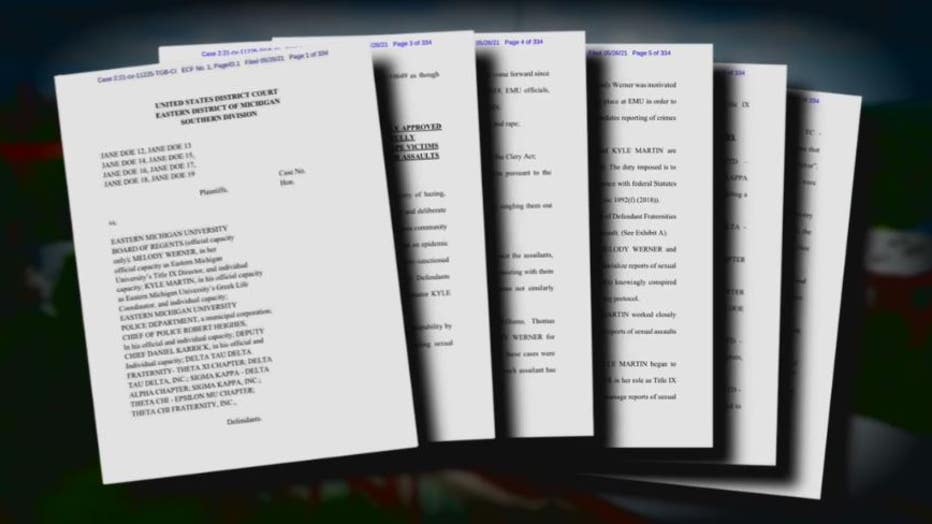 Documents involved in the lawsuit against EMU.