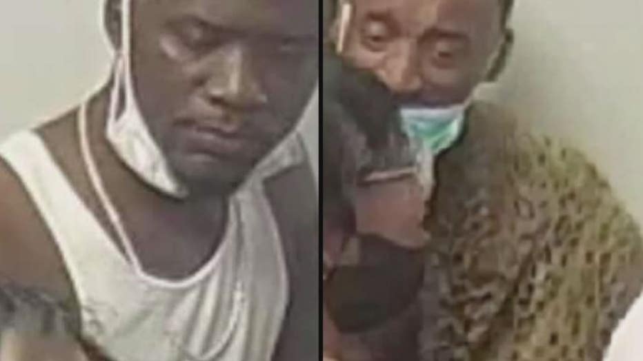 Two of the suspects wanted in the break in attempt at Telway on Michigan Avenue.