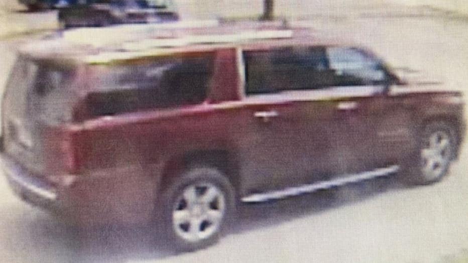 Kidnapping suspect Adrian Brown's SUV.