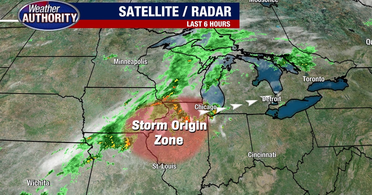 Live updates: First round of storms clear through Metro Detroit, more ...