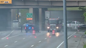 Hundreds of calls of flooding, submerged and floating cars on Detroit freeways