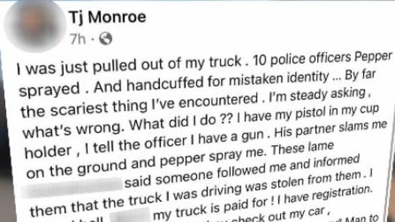 Southfield Police say claims of excessive force false after Facebook post