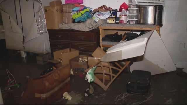 Homeowners deal with mess after heavy rain, flooding in Detroit