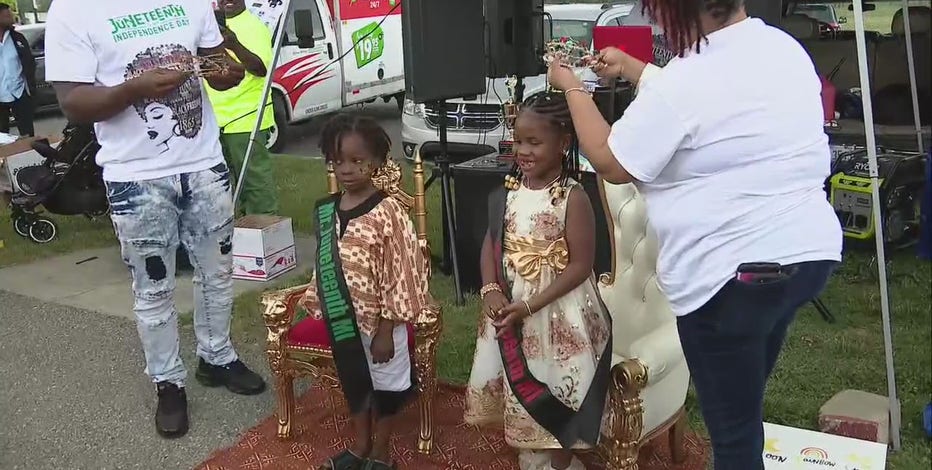 5-year-old Rosie White crowned Miss Juneteenth 2021
