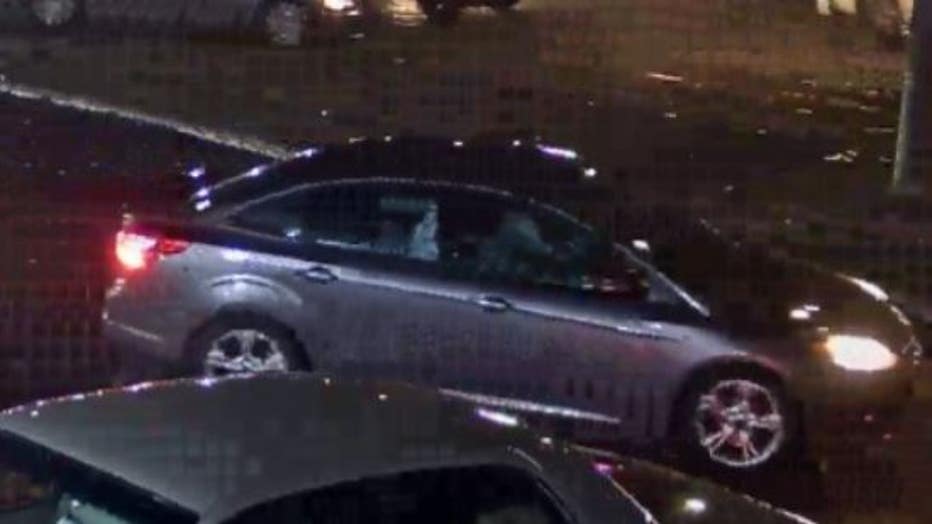 The vehicle the person of interest was driving.