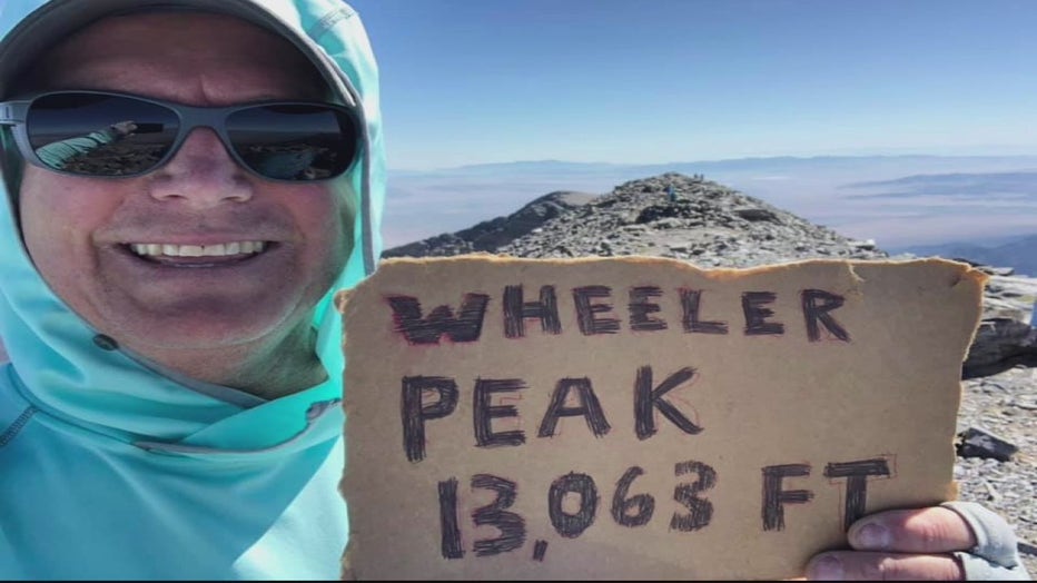 Hank Thoenes at Wheeler Peak in New Mexico
