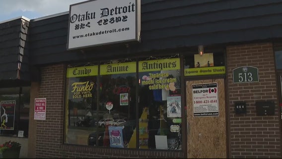 Thief steals thousands of dollars worth of rare Japanese anime figurines from Madison Heights store