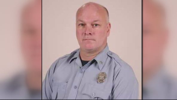 Last goodbyes to a hero as firefighter killed in shooting is laid to rest