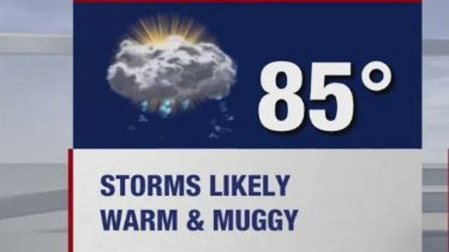 Chance of severe weather Saturday afternoon, evening