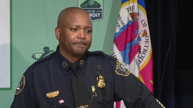 Interim Police Chief James White gives updates on violent weekend in Detroit