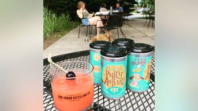 Ann Arbor Distilling Co. crafts Party Animal canned cocktail to help humane society