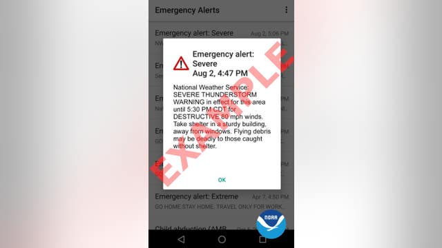 Smartphones will soon receive emergency alerts for some severe thunderstorms -- What to know