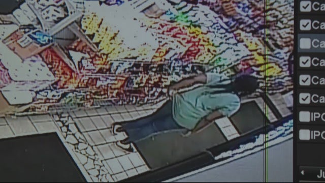 Allen Park gas station owner says woman set fire to create diversion