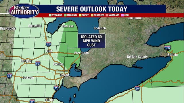 Temperatures to reach mid-80s ahead of evening showers Tuesday