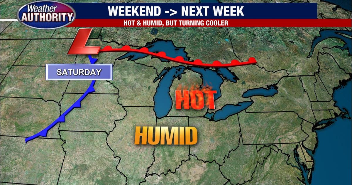 Storms to finish the week with 90 degree temperatures ahead for the ...