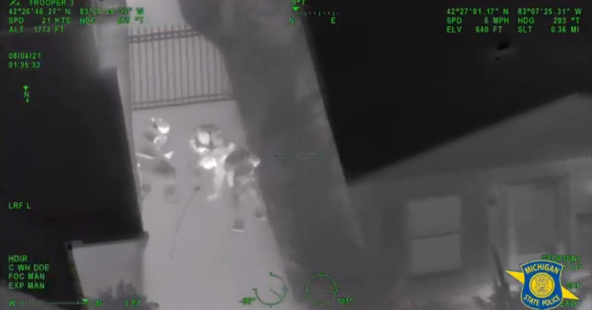 Michigan State Police spot home invasion suspect in Ferndale hiding in ...