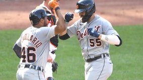 Cabrera sits, but Tigers beat Orioles 6-4 to complete sweep