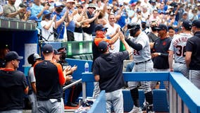 Cabrera hits 500th homer as Tigers beat Blue Jays 5-3 in 11