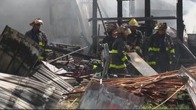 Garage fire destroys part of C & A Wood Products