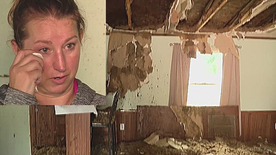 Lightning strike fire destroys new home for mom, 11-year-old daughter