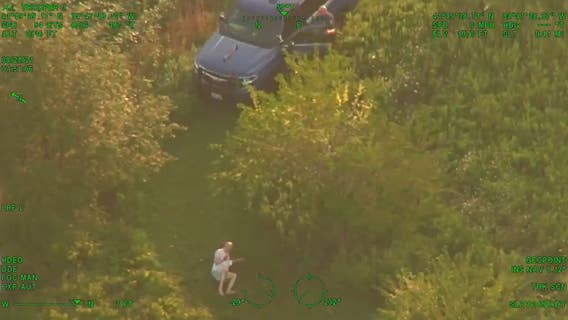 VIDEO: Chopper helps find man with Alzheimer's who wandered away from Michigan care facility