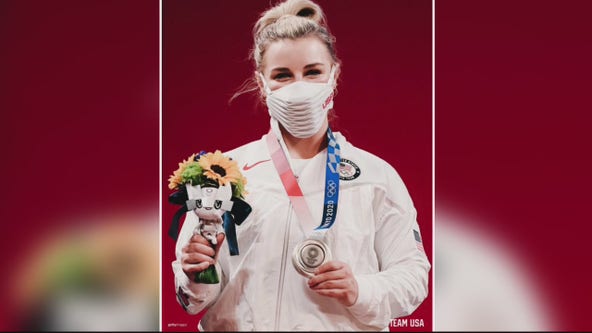 Metro Detroit woman takes home silver medal in weightlifting at Tokyo Olympics