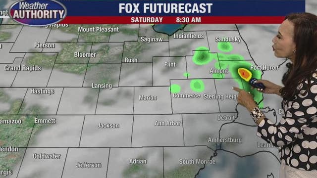 As humidity picks up, chance for storms this weekend