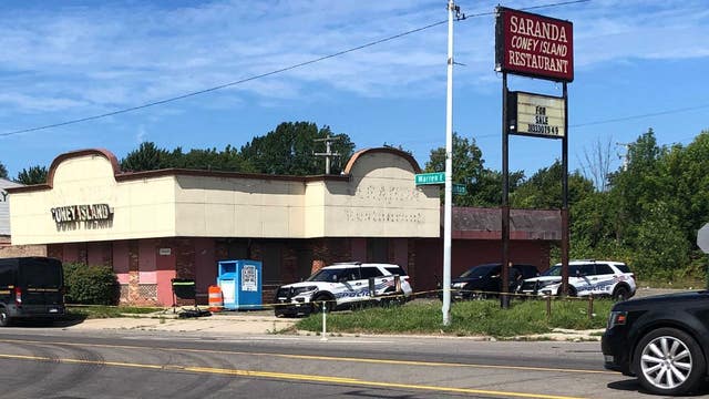 Body found in clothing donation bin in parking lot of old Coney Island on Detroit's east side