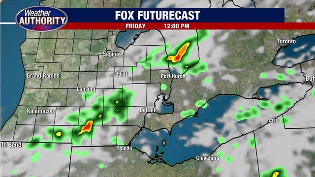 Lenawee, Monroe counties under Severe Thunderstorm Warning until 5:15 p.m. Friday