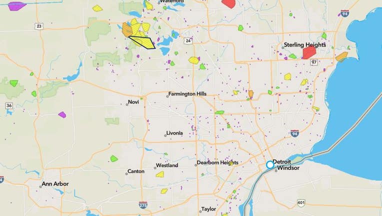 tens storms dte outage