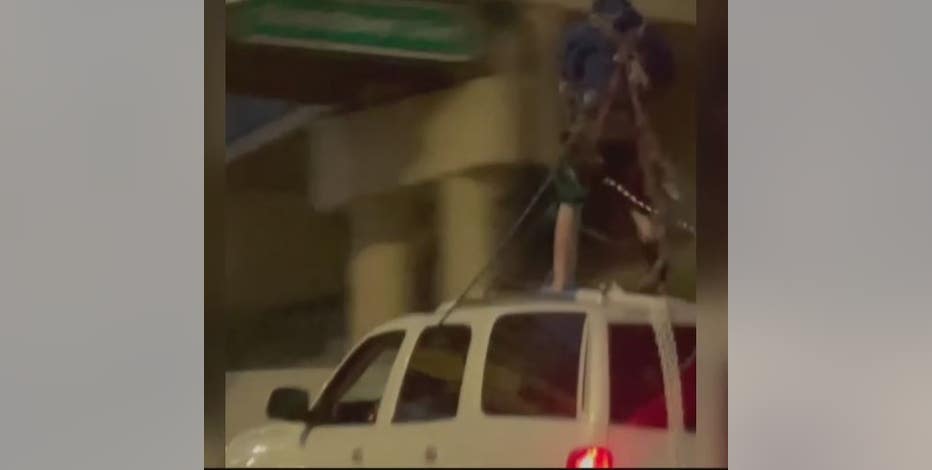 Video: Man rams SUV through wall of Detroit strip club Tycoons on
