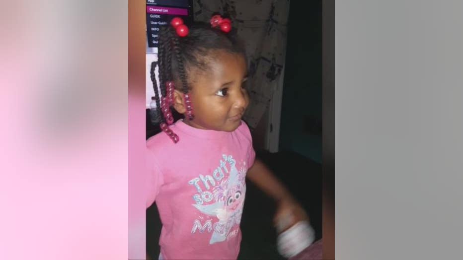 The 2-year-old gunshot victim.